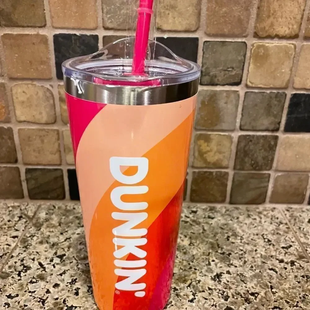 Dunkin Donuts 2023 20 Ounce Metal Coffee Tumbler